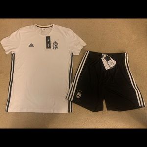 Juventus Team Adidas Shirt and Shorts Bundle